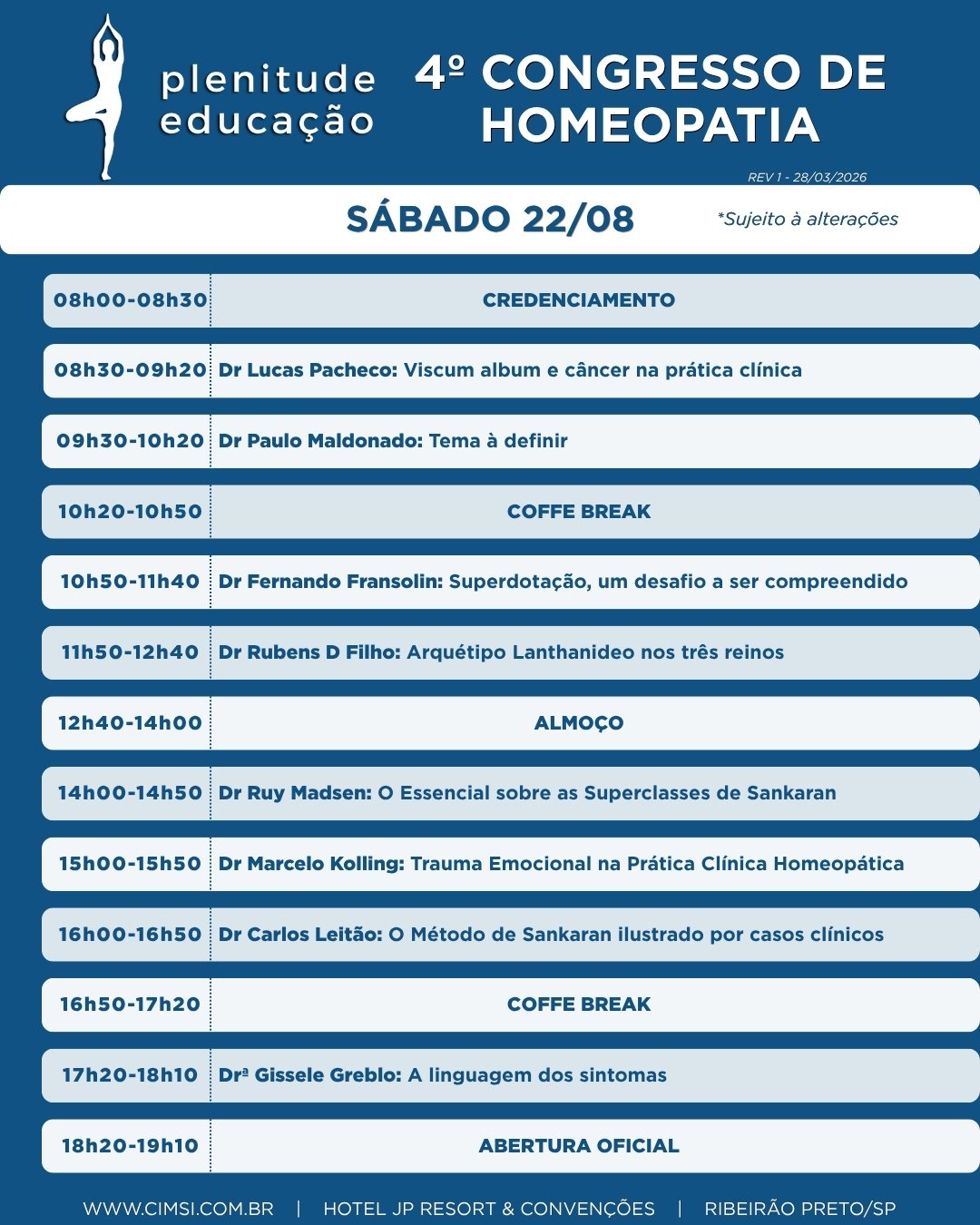 IDIS - CIMSI 2026 - PROGRAMAÇÃO HOMEOPATIA - IMG001 - 1080 X 1350_REV01